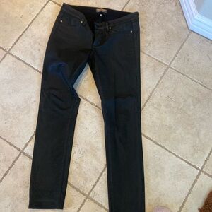 Paige  black jeans- coated